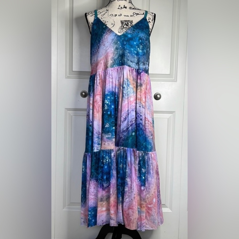 Blackmilk Jupiter Sheer Midaxi Dress ~ LIMITED Size Large - Picture 4 of 12